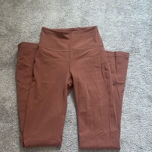 Lululemon Ancient Copper Nulu Groove Flared Leggings
